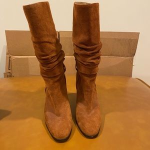 Donald J. Pliner Brown Heeled Boots